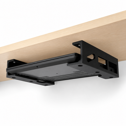 Supporto Universale per Laptop Sotto Scrivania | Porta Notebook Salvaspazio | Under Desk Laptop Mount | Staffa per PC Portatile