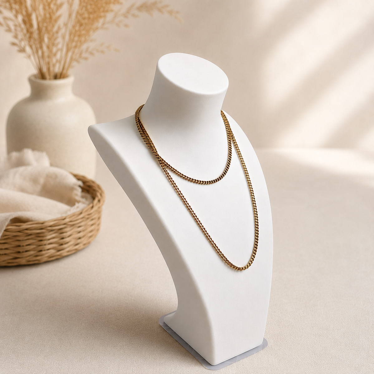 Espositore per Collane | Supporto Porta Gioielli Moderno| Busto Espositivo per Collane, Catenine e Pendenti, Decor, Vetrina e Organizzazione