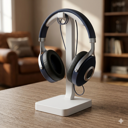 Supporto Cuffie da Scrivania Minimalista | Headphone Stand | Accessorio Gaming e Ufficio Moderno