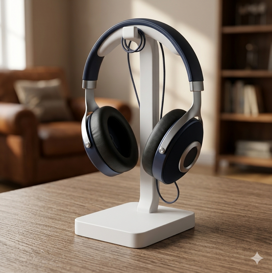 Supporto Cuffie da Scrivania Minimalista | Headphone Stand | Accessorio Gaming e Ufficio Moderno