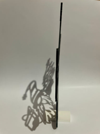 Gnomo Natalizio con LED o Senza LED – Decorazione Natalizia da Tavolo | Gnomo di Natale 3D con Albero e Regalo | Idea Regalo Natale