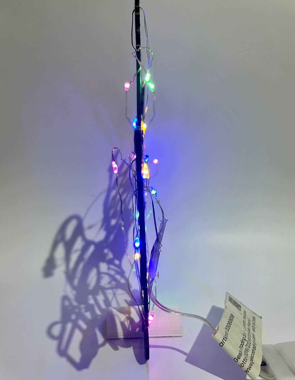 Gnomo Natalizio con LED o Senza LED – Decorazione Natalizia da Tavolo | Gnomo di Natale 3D con Albero e Regalo | Idea Regalo Natale