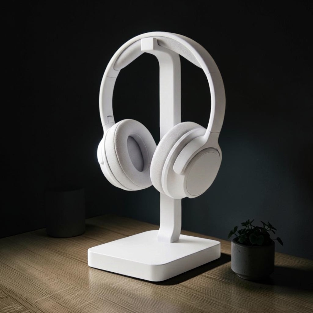 Supporto Cuffie da Scrivania Minimalista | Headphone Stand | Accessorio Gaming e Ufficio Moderno