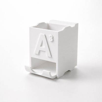Porta Batterie da Muro AA AAA C | Organizzatore Batterie Stampato in 3D | Dispenser Batterie Salvaspazio | Battery Holder Wall Mount